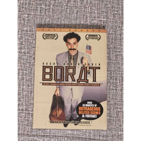 Borat (DVD, 2006) Sacha Baron Cohen, Ken Davitian, w/ Slipcover NEW SEALED NWT - Picture 1 of 4